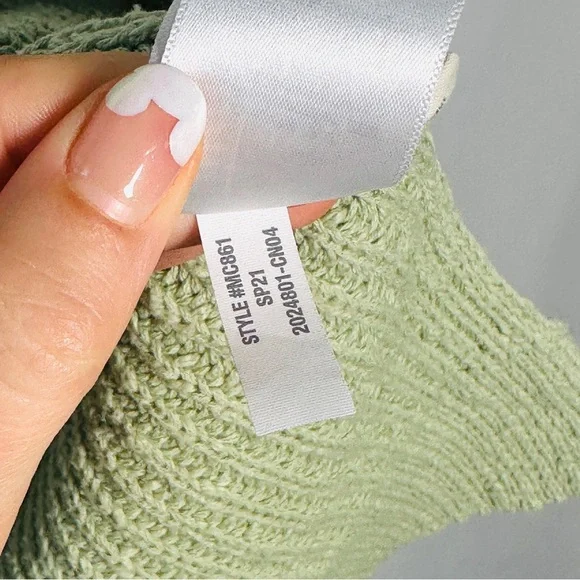 Madewell Pastel Sweater Tank Sage Green Women’s Large - Picture 9 of 12
